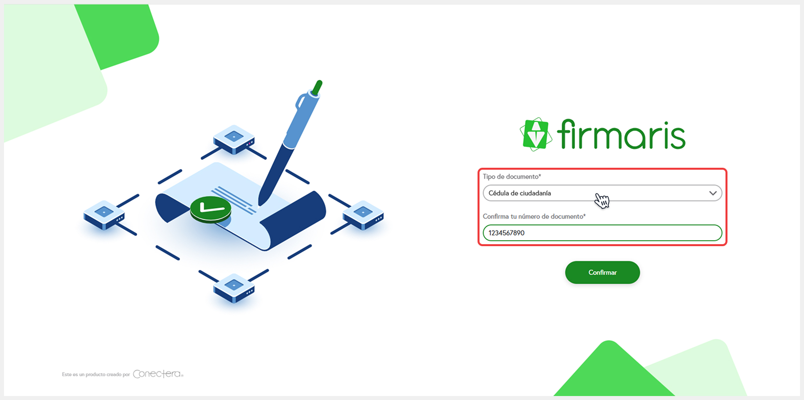 Formulario de ingreso